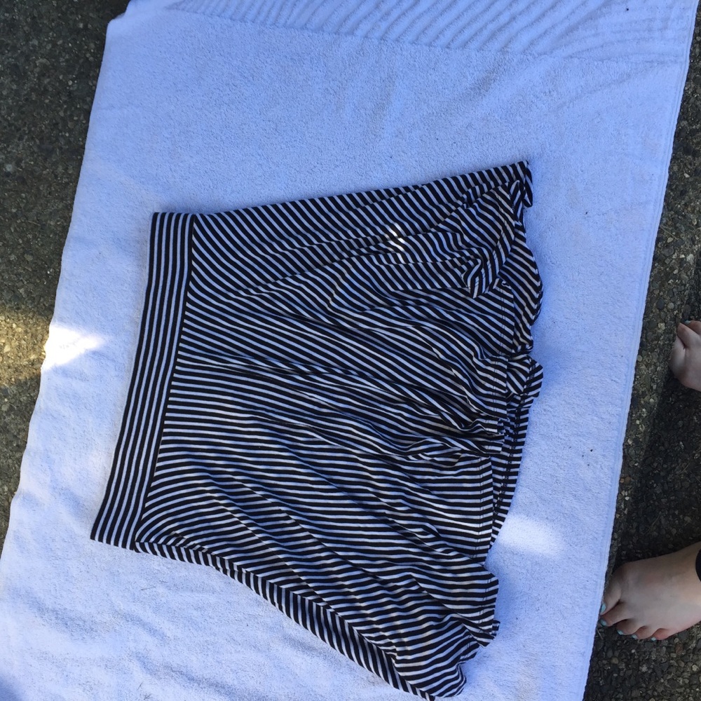 Striped DECREE Circle Skirt